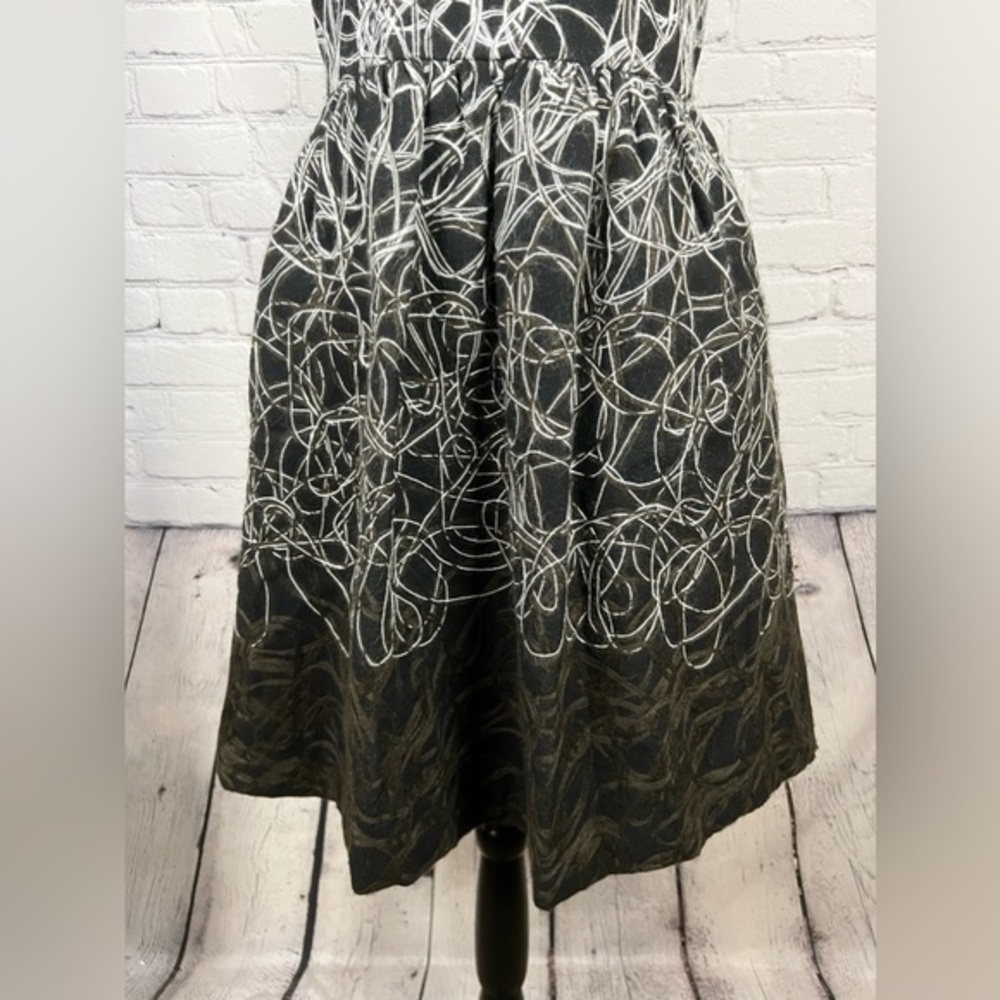 Anthropologie Maeve Embroidered Fading Tracery Sleeveless Dress size 4 - Picture 8 of 14